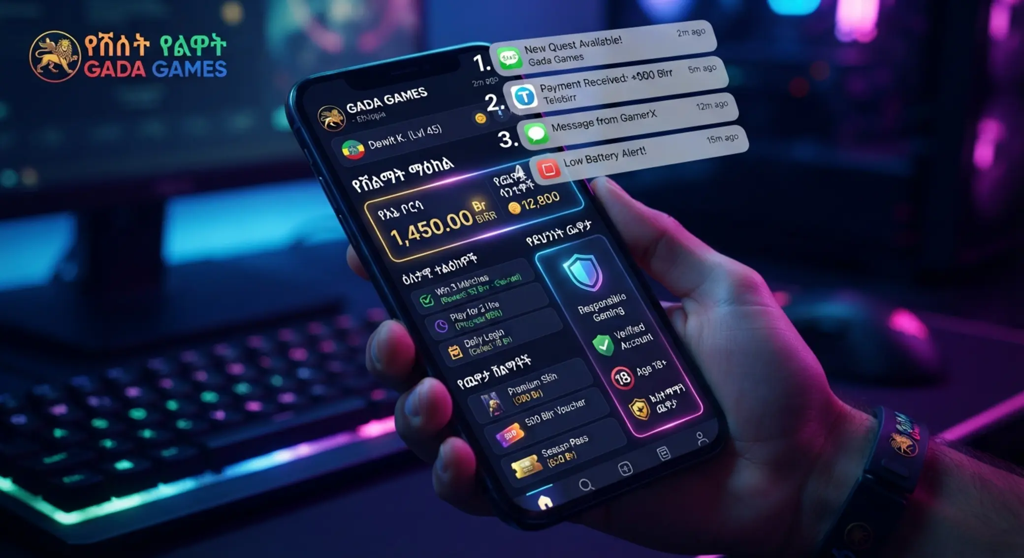 Mobile interface for claiming BetX bonuses safely