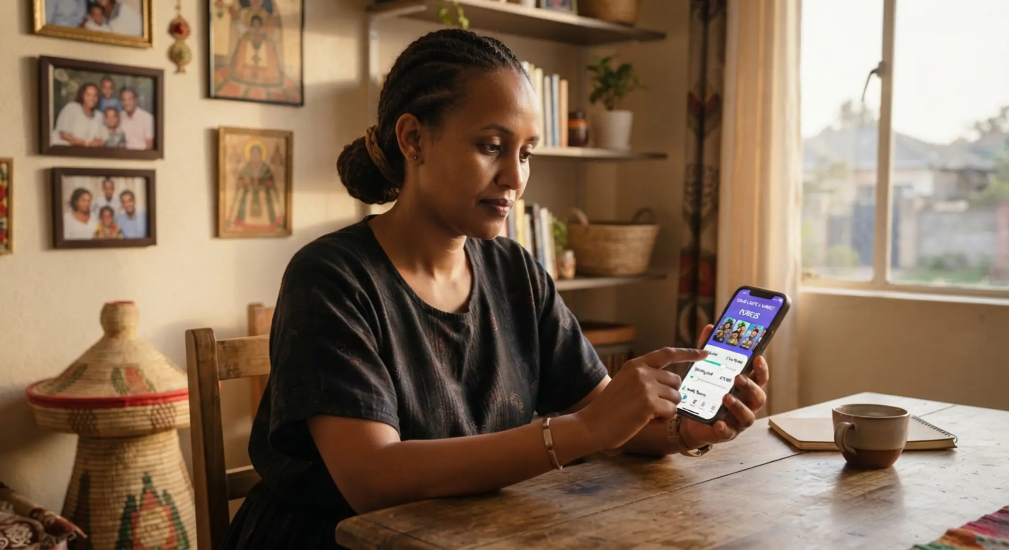 Player setting time and budget limits on mobile before instant games